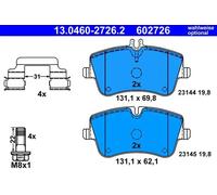 ATE 13.0460-2726.2 Brake pad set