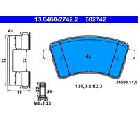 Fits ATE 13.0460-2742.2 Brake Pad Set, disc brake ⭐UK Stock⭐