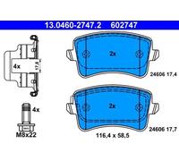 Brake pads 13.0460-2747.2 ATE for AUDI Q5 A5 A5 Sportback A5 Convertible A4 B8