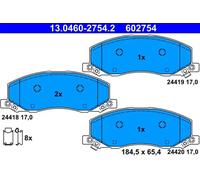 Brake pads 13.0460-2754.2 ATE for SAAB OPEL