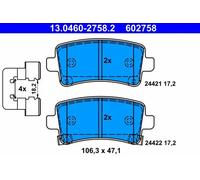 Brake pads 13.0460-2758.2 ATE for OPEL INSIGNIA A INSIGNIA A Sports Tourer