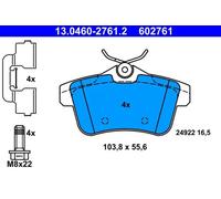 DISC BRAKE PADS SET FOR CITROEN PEUGEOT DS C4 II B7 5FS 8FP 5FV 9HP ATE