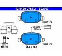 Brake pads 13.0460-2763.2 ATE for ALFA ROMEO MITO