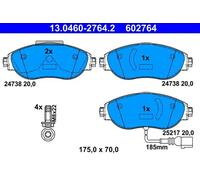 Fits ATE 13.0460-2764.2 Brake Pad Set, disc brake UK Stock