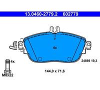 Brake pads 13.0460-2779.2 ATE for MERCEDES-BENZ INFINITI