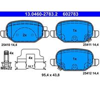 ATE 13.0460-2783.2 Brake pad set