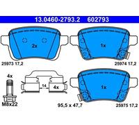 ATE 13.0460-2793.2 Brake Pads