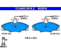 Brake pads 13.0460-2816.2 ATE for PEUGEOT 406 406 Estate