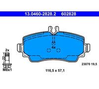 Brake pads 13.0460-2828.2 ATE for MERCEDES-BENZ VANEO