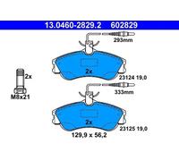 Brake pads 13.0460-2829.2 ATE for PEUGEOT CITROËN