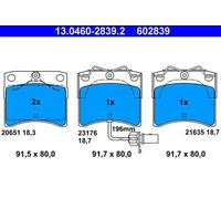 ATE 13.0460-2839.2 Brake pad set