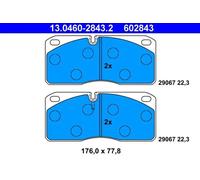 ATE 13.0460-2843.2 Brake pad set