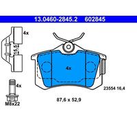 ATE 13.0460-2845.2 Brake pad set
