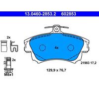 Brake Pad Set, disc brake ATE 13.0460-2853.2 for VOLVO S40 I (644) 1.8 1995-1999