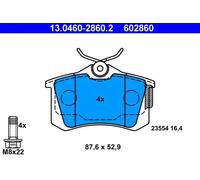 Fits ATE 13.0460-2860.2 Brake Pad Set, disc brake UK Stock