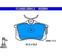 ATE 13.0460-2864.2 Brake pad set
