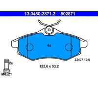 ATE 13.0460-2871.2 Brake pad set