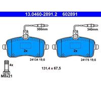 Brake pads 13.0460-2891.2 ATE for PEUGEOT 407 407 SW