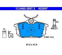 ATE 13.0460-2897.2 Brake pad set