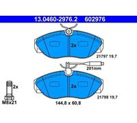 Brake pads 13.0460-2976.2 ATE for PEUGEOT FIAT CITROËN