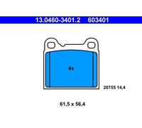 Brake pads 13.0460-3401.2 ATE for VOLVO 740 760 740 Kombi 760 Kombi 940 960