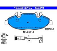ATE Brake pad set incl. wear warning contact 13.0460-3819.2 Brake pads,Brake pad set, disc brake MERCEDES-BENZ,VIANO (W639),VITO Bus (W639)