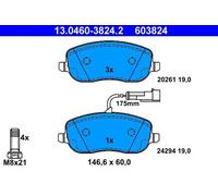 ATE 13.0460-3824.2 Brake pad set