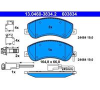 ATE Brake Pads 13.0460-3834.2 – Disc Brake Pad Set for Ford Transit Van/Bus 2.3 16V CNG RWD