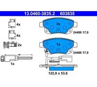 REAR BRAKE PAD SET DISC BRAKE FITS: FORD TRANSIT BUS 2.2 TDCI/2.2 TDCI RWD/2.
