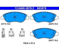 ATE 13.0460-3878.2 Brake pad set