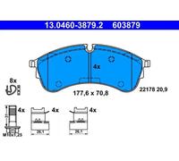 ATE 13.0460-3879.2 Brake pad set