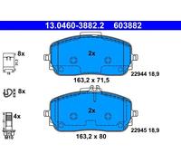 ATE 13.0460-3882.2 Brake pad set
