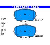 ATE 13.0460-3889.2 Brake pad set