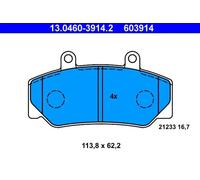 BRAKE PAD SET DISC BRAKE FOR VOLVO 740 744 B 19 ET D 24 T D 24 TIC B 230 A ATE