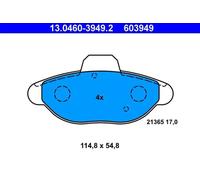 ATE 13.0460-3949.2 Brake pad set