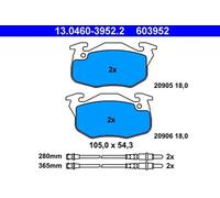 ATE 13.0460-3952.2 Brake pad set