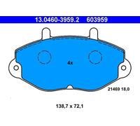 ATE 13.0460-3959.2 Brake pad set