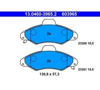 BRAKE PAD SET DISC BRAKE 13.0460-3965.2 FOR FORD ESCORT/VI/Rural/Mk/VII/NOMADE