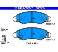 Brake pads 13.0460-3995.2 ATE for OPEL SUZUKI SUBARU
