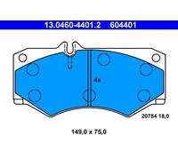ATE 13.0460-4401.2 Brake pad set
