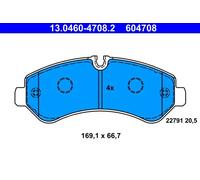 Brake pads 13.0460-4708.2 ATE for MERCEDES-BENZ SPRINTER 5-t Van