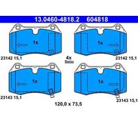 ATE 13.0460-4818.2 Brake pad set