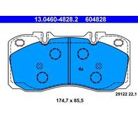 ATE 13.0460-4828.2 Brake pad set