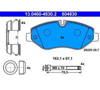 Brake pads 13.0460-4830.2 ATE for IVECO DAILY IV Bus DAILY IV Platform/Chassis
