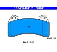 ATE Brake Pad Set 13.0460-4841.2, Disc Brake for Jaguar XJ, XJ Sedan, S-Type II, XJ Esportivo