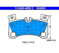 REAR BRAKE PAD SET DISC BRAKE FITS: AUDI Q7 3.0 TDI QUATTRO/3.0 TFSI QUATTRO/