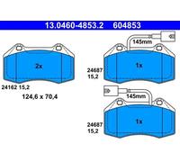 Brake pads 13.0460-4853.2 ATE for ABARTH ALFA ROMEO