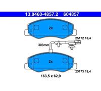 ATE 13.0460-4857.2 Brake pad set