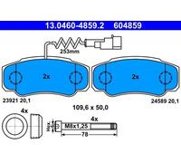 Brake pads 13.0460-4859.2 ATE for NISSAN CABSTAR NT400 CABSTAR