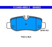 Brake pads 13.0460-4882.2 ATE for MERCEDES-BENZ V-CLASS VITO Van VITO Dualiner